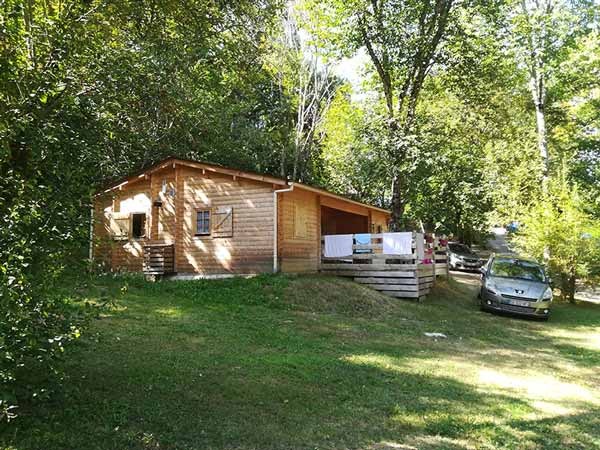 chalet en bois à Rocamadour